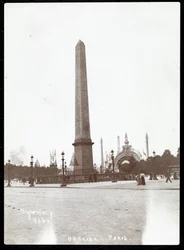 Ansicht der Nadel der Kleopatra, Paris, 1900